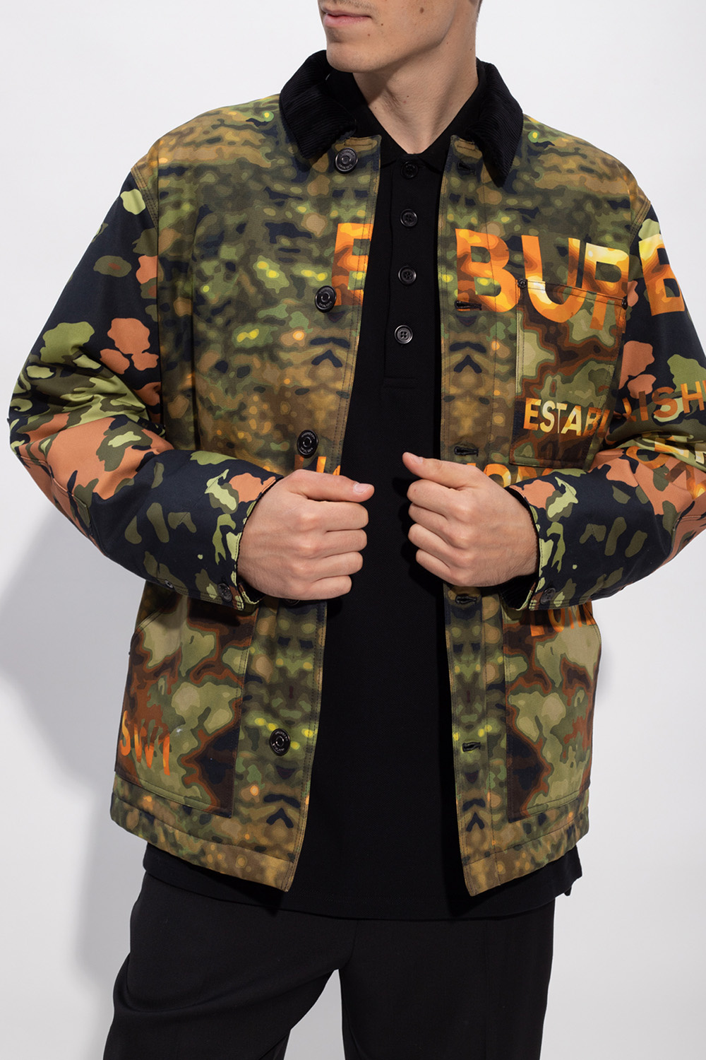 Burberry cheap camo jacket